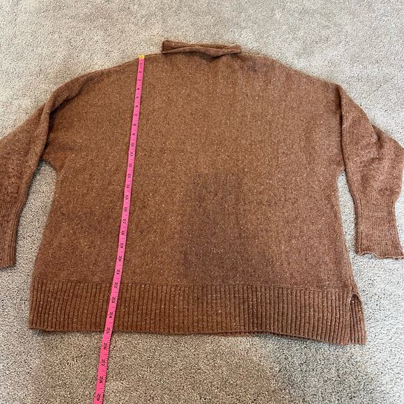 Anthropologie Kaisley Women's Brown Knit Sweater Turtleneck Size M - Picture 7 of 8